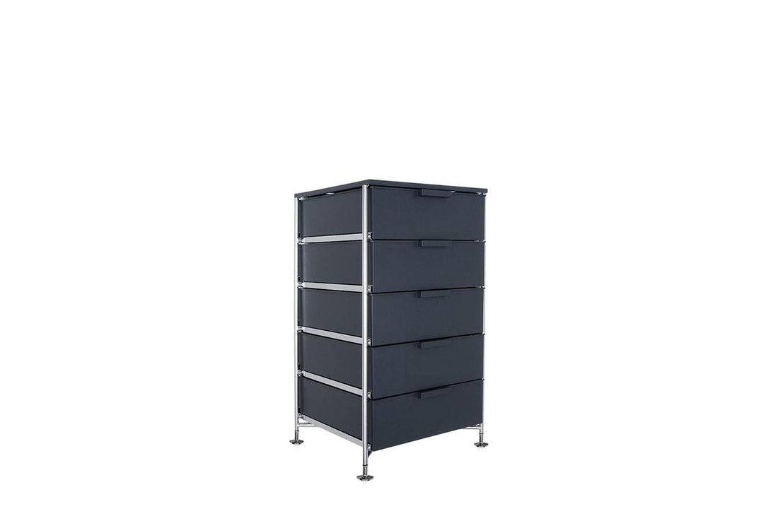 Mobil Chest of Drawers - 5 Containers - Feet-Kartell-Space Furniture AU