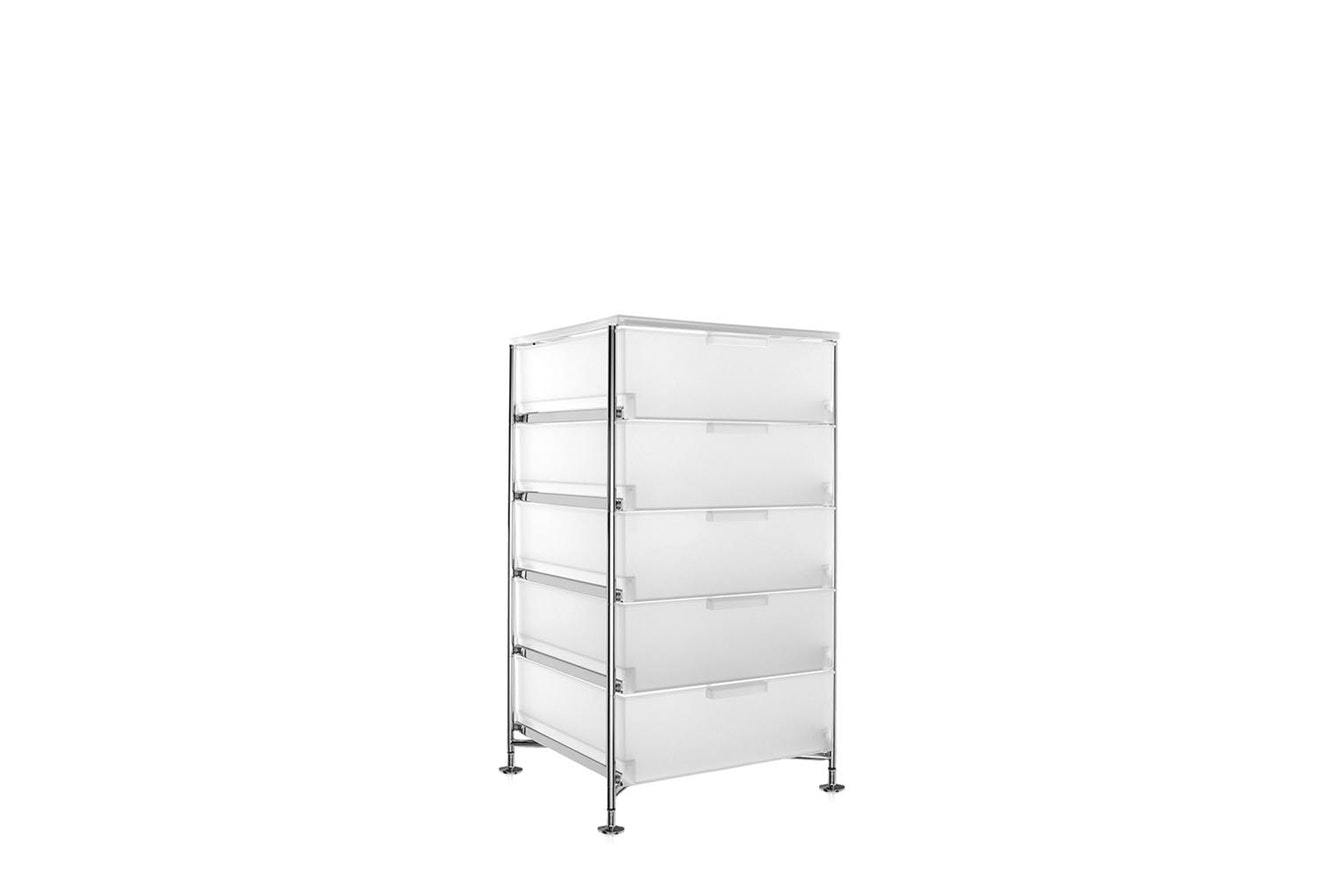 Mobil Chest of Drawers - 5 Containers - Feet-Kartell-Space Furniture AU
