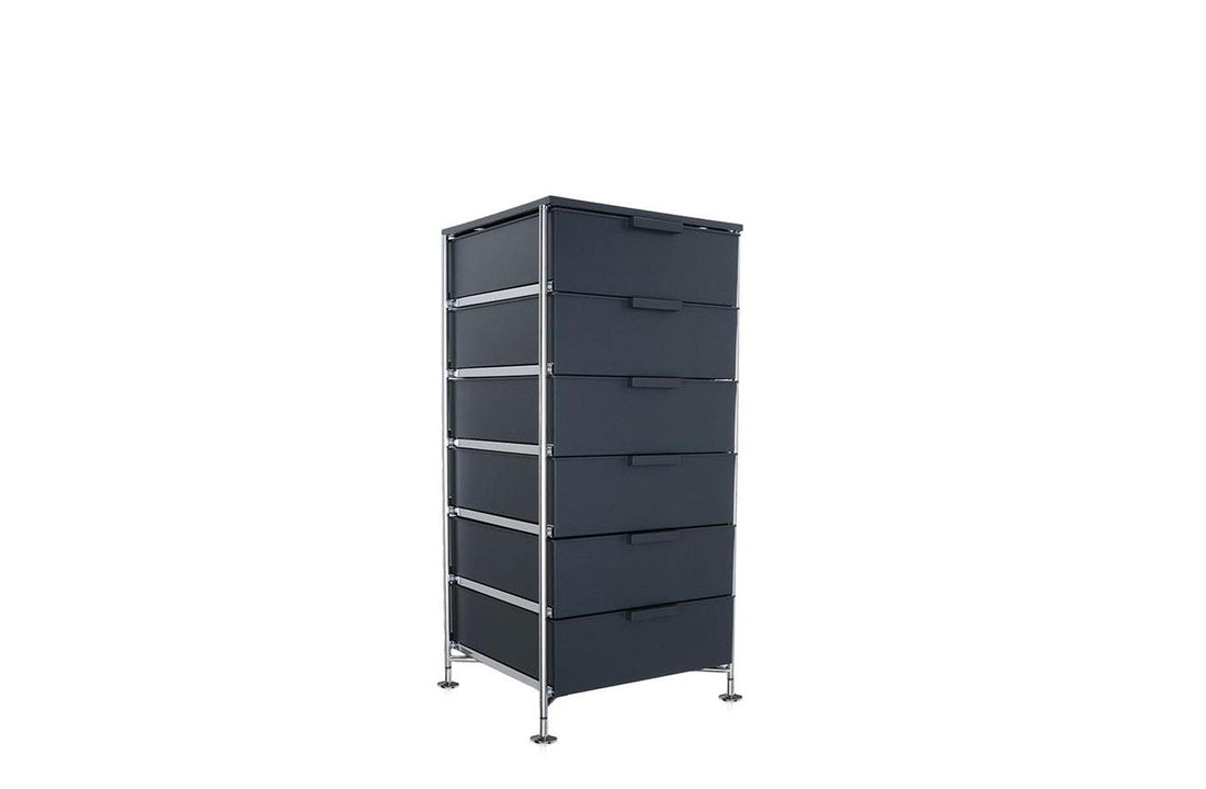 Mobil Chest of Drawers - 6 Containers - Feet-Kartell-Space Furniture AU