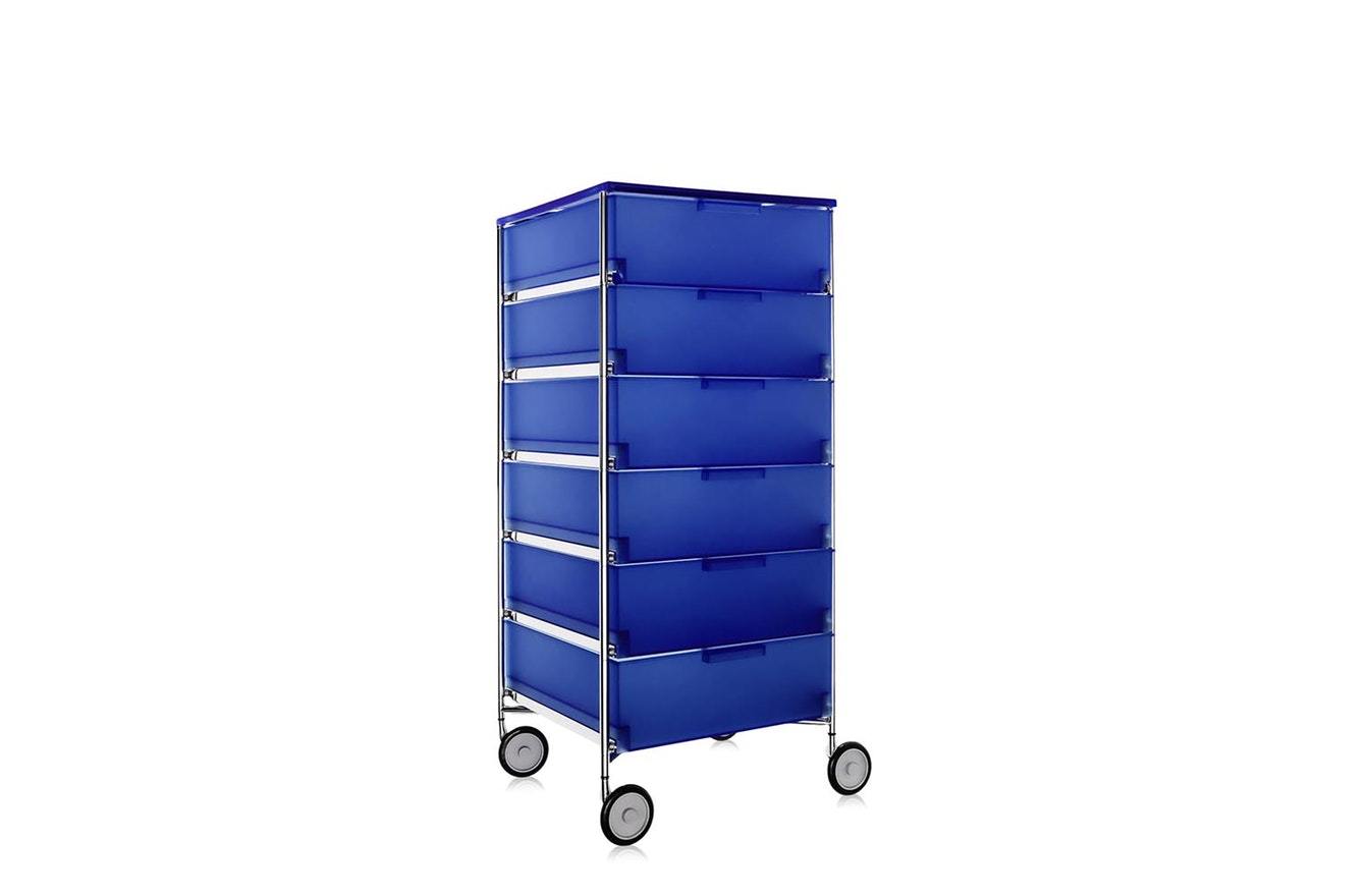 Mobil Chest of Drawers - 6 Containers - Wheels-Kartell-Space Furniture AU
