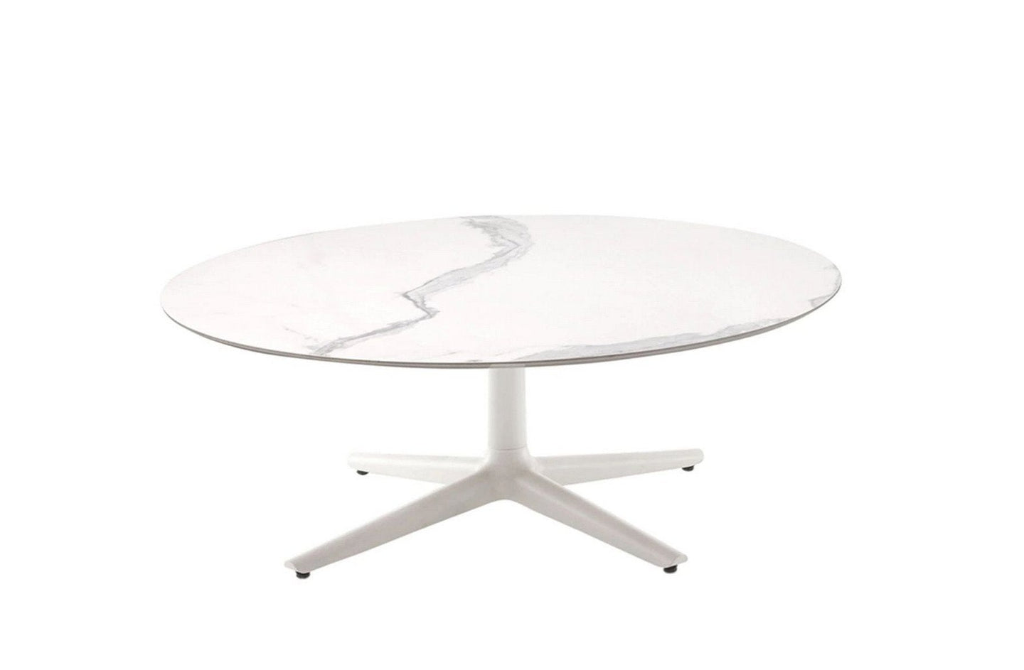 Multiplo Low Outdoor Round Coffee Table - Stoneware-Kartell-Space Furniture AU
