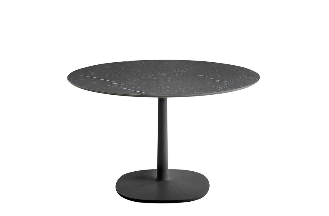 Black Stoneware with Marble Finish/Black