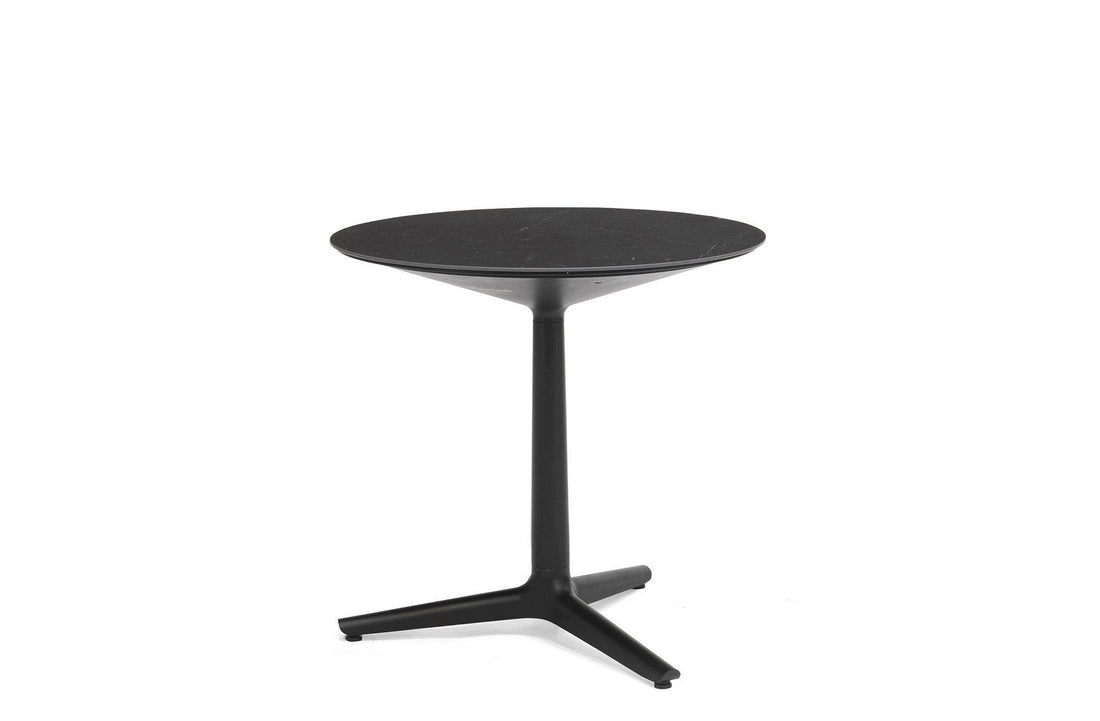 Black Stoneware with Marble Finish/Black