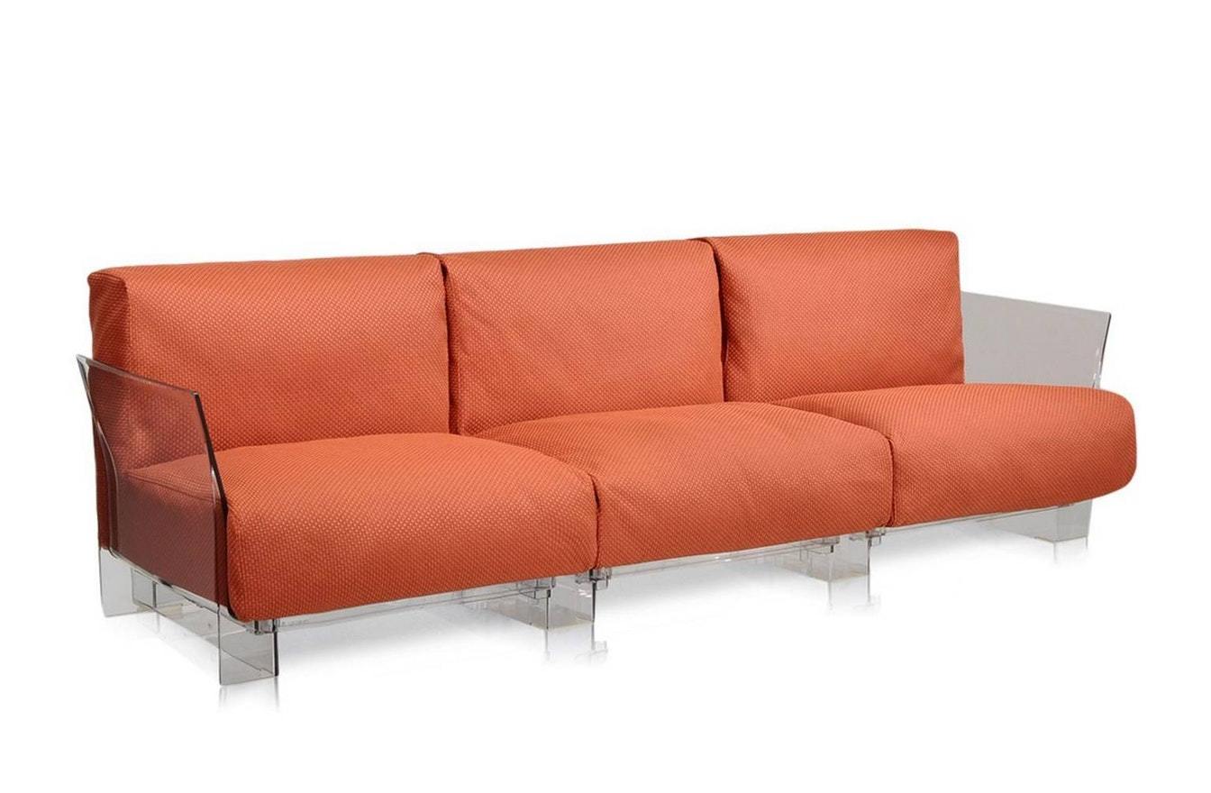 Pop Outdoor 3 Seat Sofa - Ikon Fabric-Kartell-Space Furniture AU
