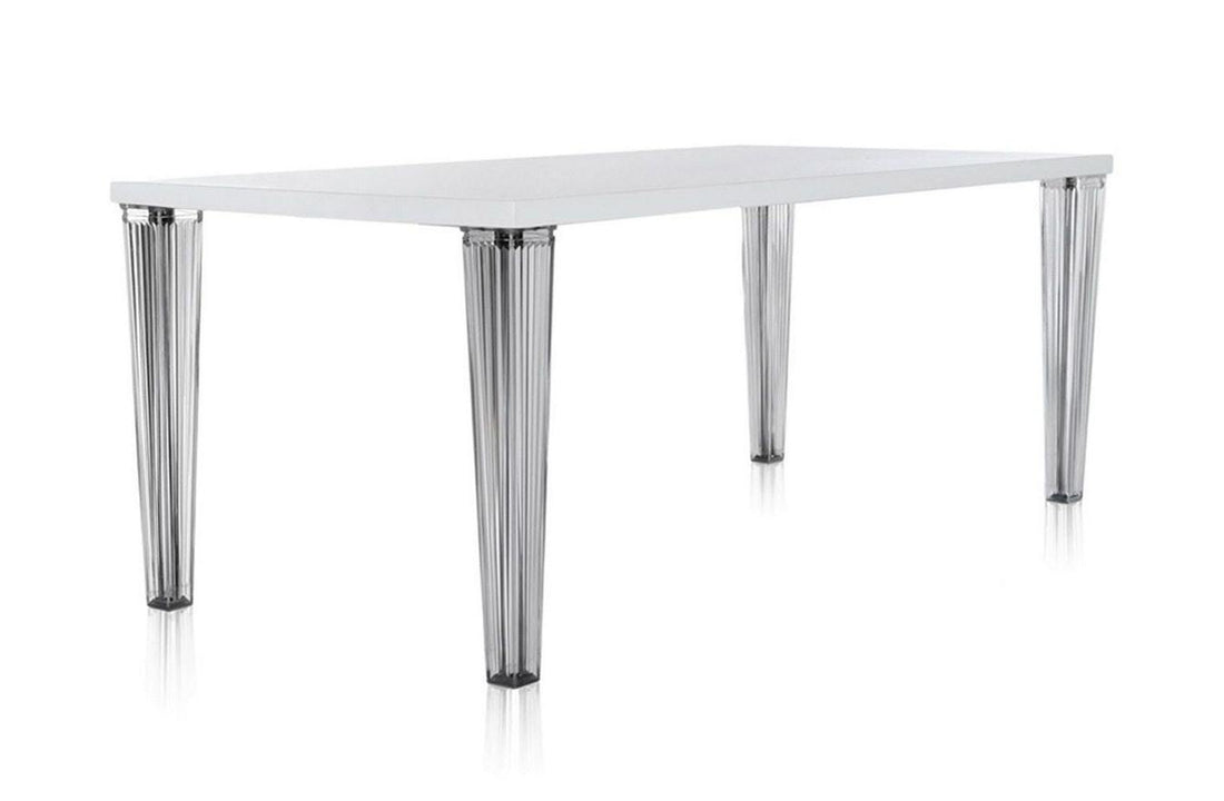 Glass on White