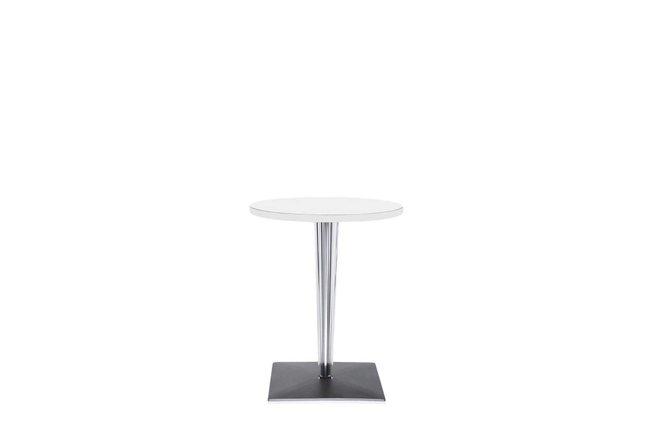 TopTop Small Round Table - Laminated Top - Square Leg-Kartell-Space Furniture AU
