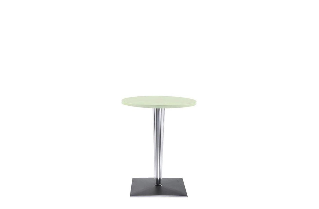 TopTop Small Round Table - Outdoor Top - Square Leg-Kartell-Space Furniture AU