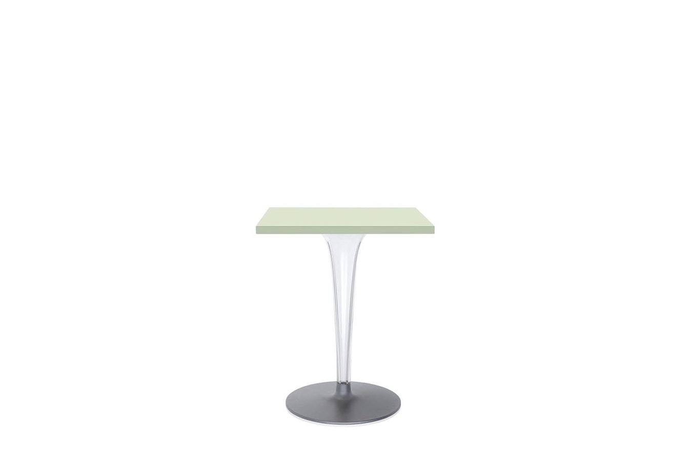 Kartell TopTop Small Square Table Round Leg | Space Furniture
