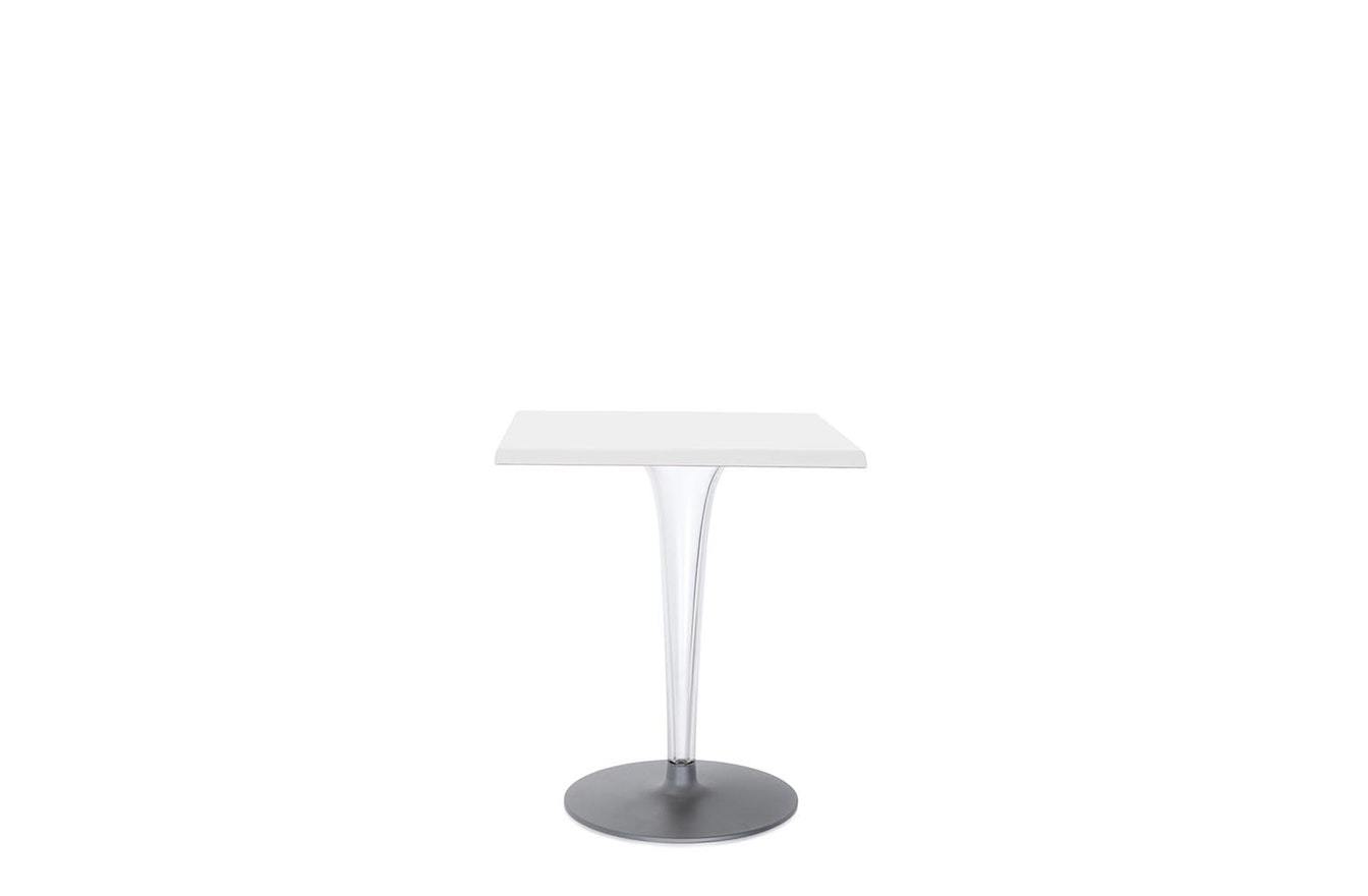 TopTop Small Square Table - Outdoor Top - Round Leg-Kartell-Space Furniture AU

