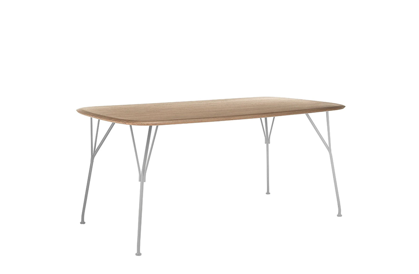 Viscount Of Wood Rectangular Table - Medium-Kartell-Space Furniture AU
