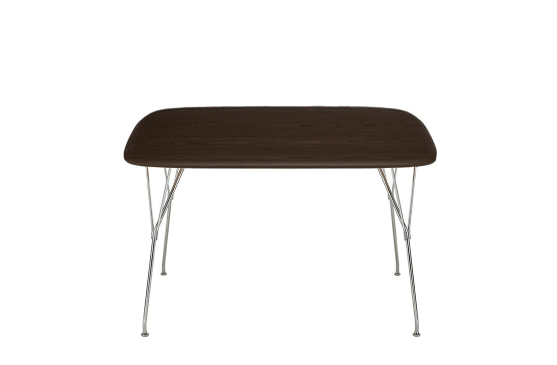 160w x 90d cm / Brown/Chrome