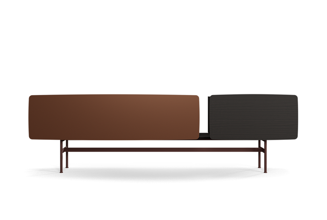 1x YSCT6 + 1x YSCT2 + 1x YSBF3 + 1x YSBT3 / Satin Lacquer Red Brown D08B/Carbon Stained Ash A02C / Satin Red E06R/Carbon Stained Ash A02C